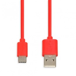 IBOX Kabel IBOX IKUMTCR (USB 2.0 typu A - USB typu C ; 1m; kolor czerwony)