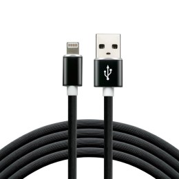 EverActive Kabel zasilający everActive CBS-1IB (USB - Lightning ; 1m; kolor czarny)