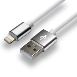 EverActive Kabel zasilający everActive CBS-1IW (USB - Lightning ; 1m; kolor biały)