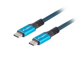 Lanberg LANBERG KABEL USB-C M/M 4.0 0.5M 100W 8K 30HZ CA-CMCM-45CU-0005-BK