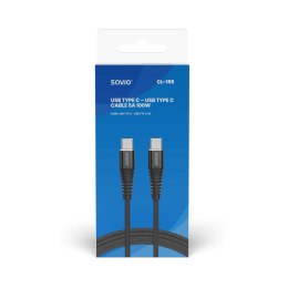 SAVIO SAVIO KABEL USB TYP C - USB TYP C 5A, 1M CL-159