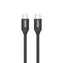 UNITEK UNITEK KABEL USB-C - USB-C, PD 100W, C14059BK