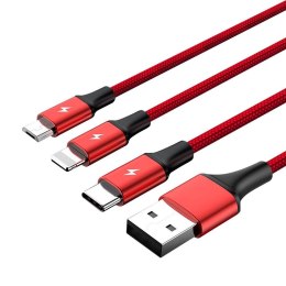 UNITEK UNITEK PRZEWÓD USB 3IN1CHARGING (C,LIGHTNING,MUSB)