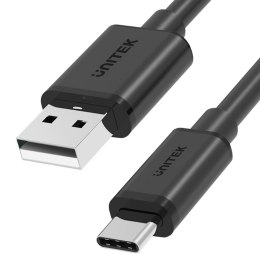 UNITEK UNITEK USB CABLE USB-A — USB-C 25CM, Y-C480BK