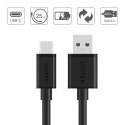 UNITEK UNITEK USB CABLE USB-A — USB-C 25CM, Y-C480BK