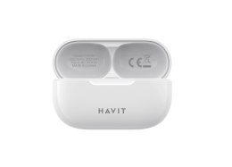 HAVIT Bezprzewodowe słuchawki TWS Havit TW925 (biały)