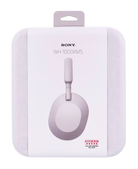 Słuchawki Sony WH-1000XM5 nauszne bluetooth srebrne Słuchawki Sony WH-1000XM5 nauszne bluetooth srebrne