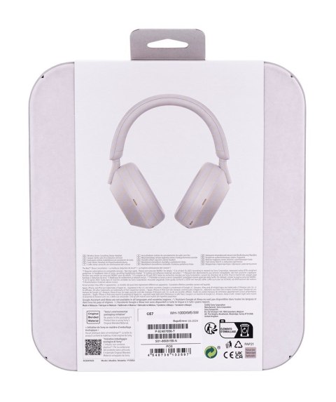Słuchawki Sony WH-1000XM5 nauszne bluetooth srebrne Słuchawki Sony WH-1000XM5 nauszne bluetooth srebrne