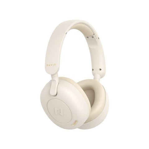 Słuchawki bezprzewodowe bluetooth Havit H655BT beżowy Słuchawki bezprzewodowe bluetooth Havit H655BT beżowy