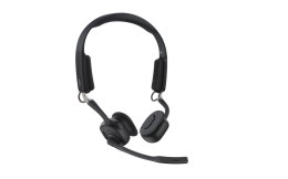 SHOKZ Słuchawki bezprzewodowe kostne Shokz OpenMeet mic-ANC USB-C + adapter USB-A czarne