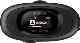 SENA Interkom motocyklowy Sena 5R-01D 5R Lite Bluetooth 5.1 700m z wyświetlaczem LCD i uniwersalnym zestawem mikrofonów na 2 kaski