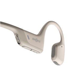 Słuchawki bezprzewodowe kostne Shokz OpenRun Pro Mini USB-A beżowe (WYPRZEDAŻ)
