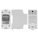 Qoltec QOLTEC LICZNIK ZUŻYCIA ENERGII JEDNOFAZOWY NA SZYNĘ DIN | 230V | LCD | 2P