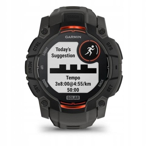 Smartwatch GARMIN Instinct 3 50mm SOLAR Black Smartwatch GARMIN Instinct 3 50mm SOLAR Black