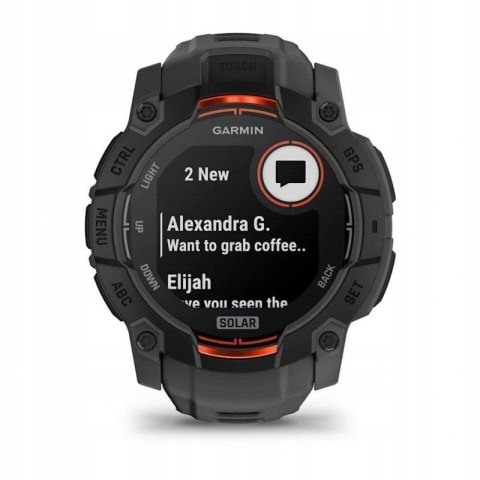 Smartwatch GARMIN Instinct 3 50mm SOLAR Black Smartwatch GARMIN Instinct 3 50mm SOLAR Black