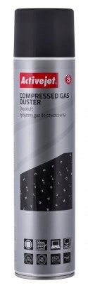 Activejet AOC-201 Sprężone powietrze (600 ml) Powietrze w sprayu do czyszczenia, łatwo czyści trudno dostępne miejsca.