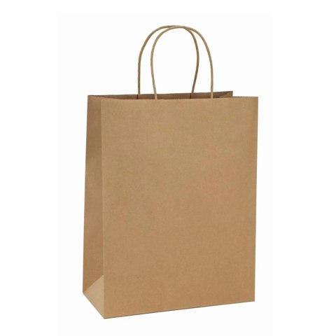 BSTech Torba Papierowa, prezentowa, brązowa rączka. 260x170x310. Zestaw 25 szt. 120 gsm. BSTech Torba Papierowa, prezentowa, brązowa rączka. 260x170x310. Zestaw 25 szt. 120 gsm.