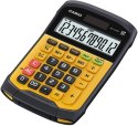 Casio CASIO KALKULATOR BIUROWY WODOODPORNY WM-320MT-S, 12-cyfrowy wyświetlacz, Wyjmowana klawiatura, 108,5x168,5, Poziom wodoszczelnoś