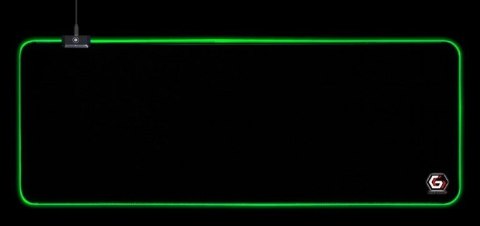GEMBIRD PODKŁADKA POD MYSZ GAMING, Z EFEKTEM ŚWIETLNYM LED, CZARNA, ROZMIAR - L GEMBIRD PODKŁADKA POD MYSZ GAMING, Z EFEKTEM ŚWIETLNYM LED, CZARNA, ROZMIAR - L