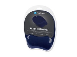 NATEC NATEC PODKŁADKA POD MYSZKĘ CHIPMUNK GRANATOWA 230X200MM MEMORY FOAM