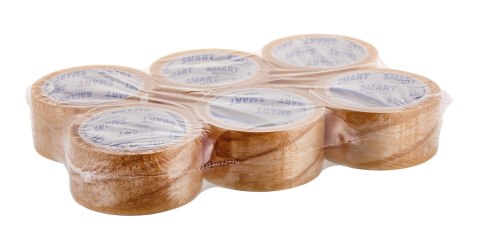 BSTech taśma klejąca Solvent Transparent 48mmx66m 6 szt BSTech taśma klejąca Solvent Transparent 48mmx66m 6 szt