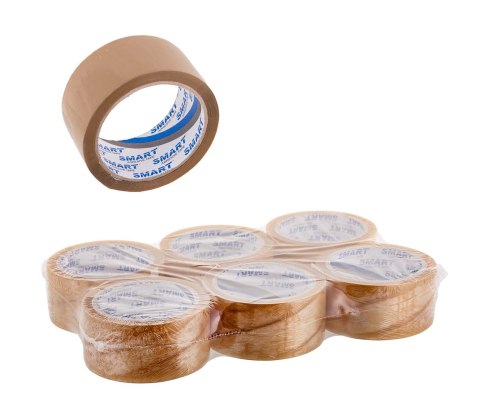 BSTech taśma klejąca Solvent Transparent 48mmx66m 6 szt BSTech taśma klejąca Solvent Transparent 48mmx66m 6 szt