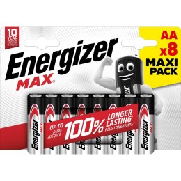 ENERGIZER ENERGIZER BATERIA MAX AA LR6. 8 szt. Opakowanie ECO