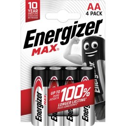 ENERGIZER ENERGIZER BATERIE ALKALICZNE MAX AA LR6, 4 SZTUKI, ECO OPAKOWANIE