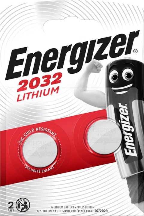 ENERGIZER BATERIE SPECJALISTYCZNE CR2032/2 SZTUKI ENERGIZER BATERIE SPECJALISTYCZNE CR2032/2 SZTUKI