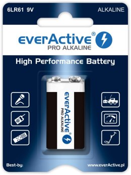 EverActive EVERACTIVE BATERIA ALKALICZNA 6LR61 9V - BLISTER (1 SZT.) EV6LR61-PRO