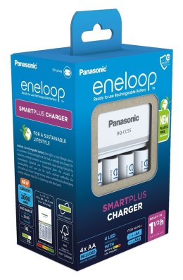 Panasonic ŁADOWARKA PANASONIC SMARTPLUS + 4x AA ENELOOP 2000 mAh