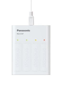 Panasonic ŁADOWARKA PANASONIC SMARTPLUS USB + 4 x AA ENELOOP 2000 mAh