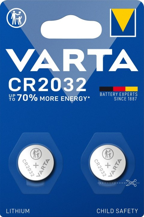 Zestaw baterii litowe VARTA CR2032 3V (Li; x 2) Zestaw baterii litowe VARTA CR2032 3V (Li; x 2)