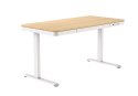 Activejet Activejet Biurko z elektryczną regulacją wysokości 140x70 ET119W-C biały/dąb