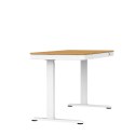 Activejet Activejet Biurko z elektryczną regulacją wysokości 140x70 ET119W-C biały/dąb