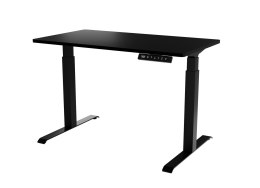 Cama MEBLE Biurko z elektryczną regulacją wysokości MOON 121x67x72-120 czarny