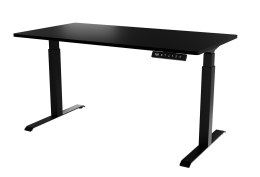 Cama MEBLE Biurko z elektryczną regulacją wysokości MOON LONG 150x80x72-120 czarny