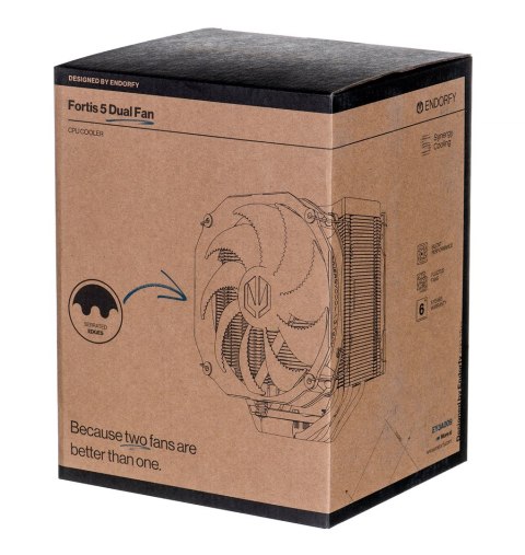 Chłodzenie powietrzne ENDORFY Fortis 5 Dual Fan Chłodzenie powietrzne ENDORFY Fortis 5 Dual Fan