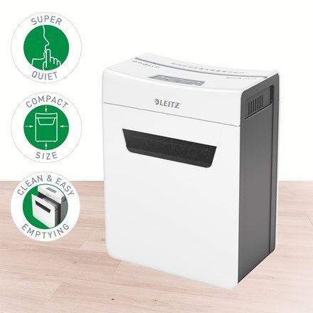 Leitz Niszczarka IQ Protect Premium 8X, P4, 8 kartek, 14 l kosz Leitz Niszczarka IQ Protect Premium 8X, P4, 8 kartek, 14 l kosz