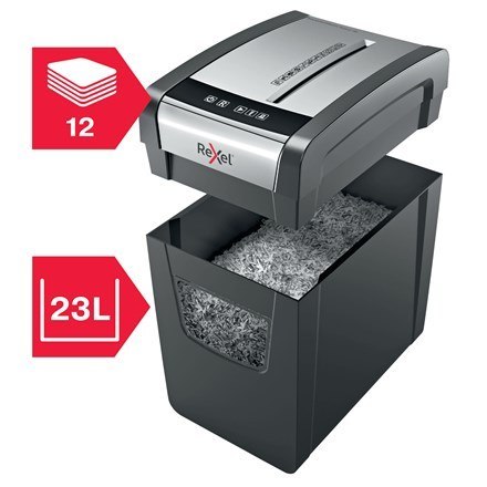 Rexel Niszczarka Momentum X312-SL Slimline, 12 kartek, 23 l kosz Rexel Niszczarka Momentum X312-SL Slimline, 12 kartek, 23 l kosz