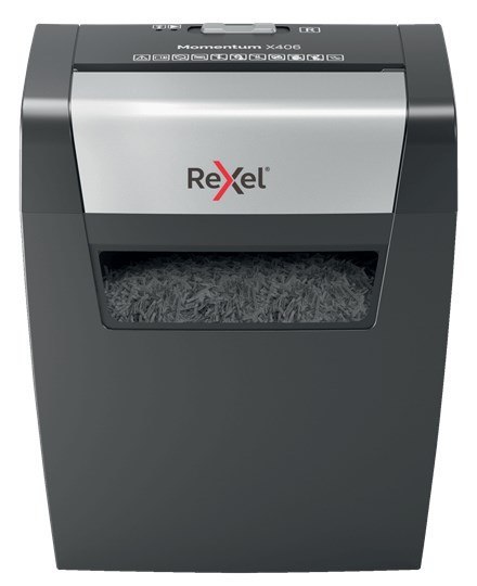 Rexel Niszczarka Momentum X406, 6 kartek, 15 l kosz Rexel Niszczarka Momentum X406, 6 kartek, 15 l kosz