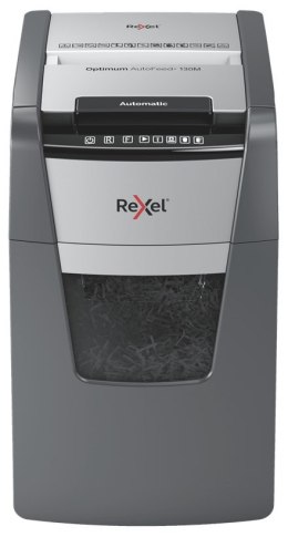 REXEL Rexel Niszczarka Optimum AutoFeed+ 130M, (P-5), 130 kartek, 44 l kosz
