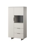 Cama MEBLE Witryna ALMA 90x41,5xH170 kaszmir
