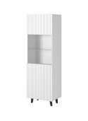 Cama MEBLE Witryna PAFOS 60x40x182 biały mat