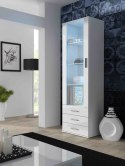 Cama MEBLE Witryna SOHO S1 biały/ biały połysk