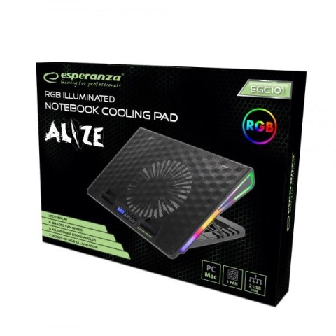 ESPERANZA PODSTAWKA CHŁODZĄCA GAMING RGB ALIZE EGC101 ESPERANZA PODSTAWKA CHŁODZĄCA GAMING RGB ALIZE EGC101