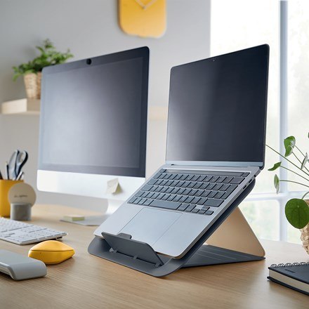 LEITZ Podstawka pod laptopa Ergo Cosy, szara LEITZ Podstawka pod laptopa Ergo Cosy, szara