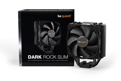 Wentylator komputerowy BE QUIET! DARK ROCK SLIM BK024 (AM2+, AM3+, AM4, FM1, FM2+, LGA 1150, LGA 1151, LGA 1155, LGA 1156, LGA 1 Wentylator komputerowy BE QUIET! DARK ROCK SLIM BK024 (AM2+, AM3+, AM4, FM1, FM2+, LGA 1150, LGA 1151, LGA 1155, LGA 1156, LGA 1