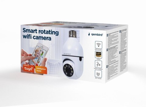 GEMBIRD INTELIGENTNA OBROTOWA KAMERA WI-FI E27, 3.6MM, 1920X1080 GEMBIRD INTELIGENTNA OBROTOWA KAMERA WI-FI E27, 3.6MM, 1920X1080