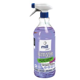 MADONIS MILL CLEAN UMYJE Płyn do mycia szyb, luster, glazury o Zapachu Maciejki 1,22l (opak.zb 9 szt.)